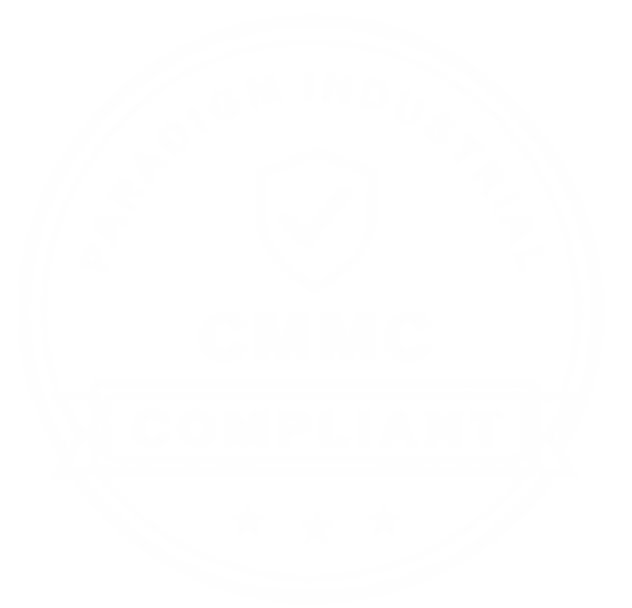 Paradigm Industrial CMMC Compliance Seal Paradigm Industrial CMMC Compliance Seal